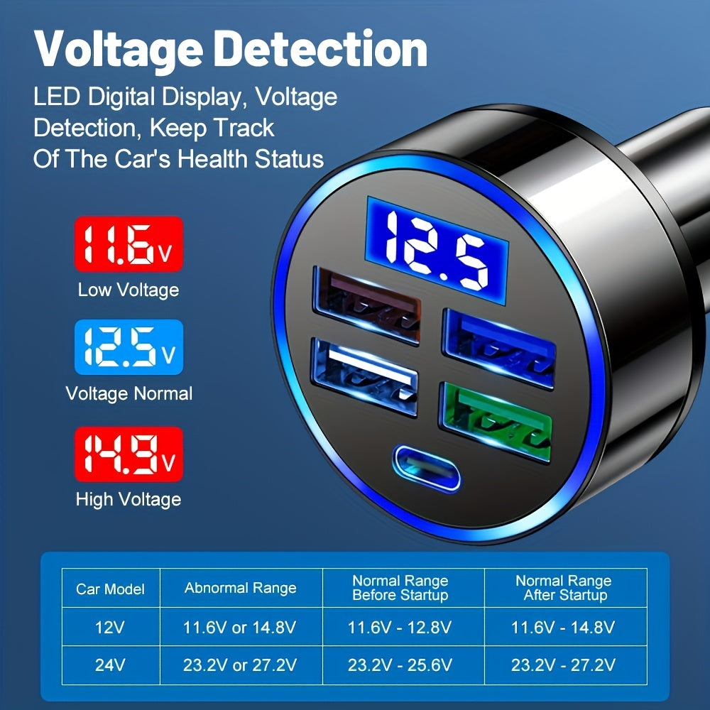 Carga rápida de tu teléfono mientras viajas: cargador de coche PD USB con adaptador USB tipo C