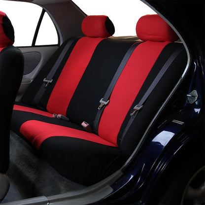 Funda de asiento de coche para 5 asientos, fundas de asiento de ajuste Universal para SUV, accesorios interiores, Protector de asiento de coche para coches, camiones y SUV