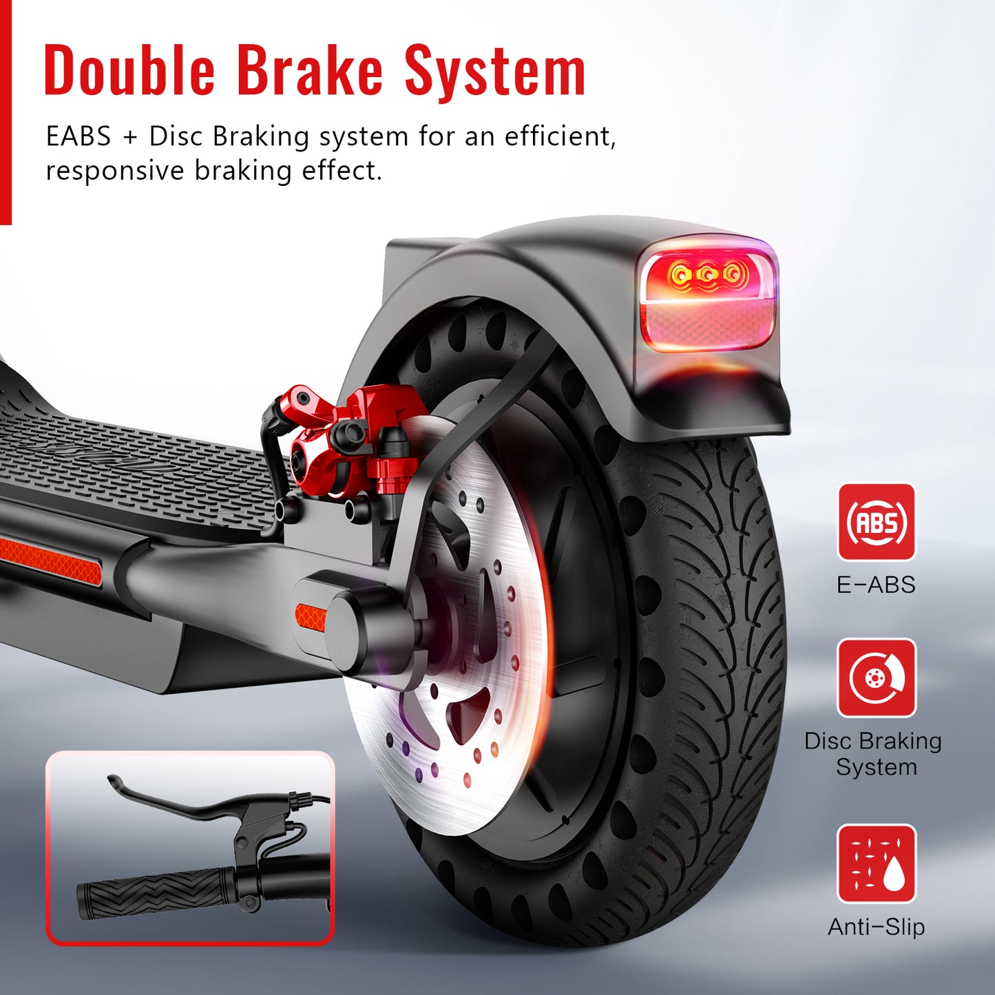 Patinete eléctrico plegable SISIGAD de 300 W con neumáticos sólidos de 8,5", patinete eléctrico con alcance de 15 millas, velocidad de 15 MPH, patinete eléctrico plegable para desplazamientos diarios para adultos