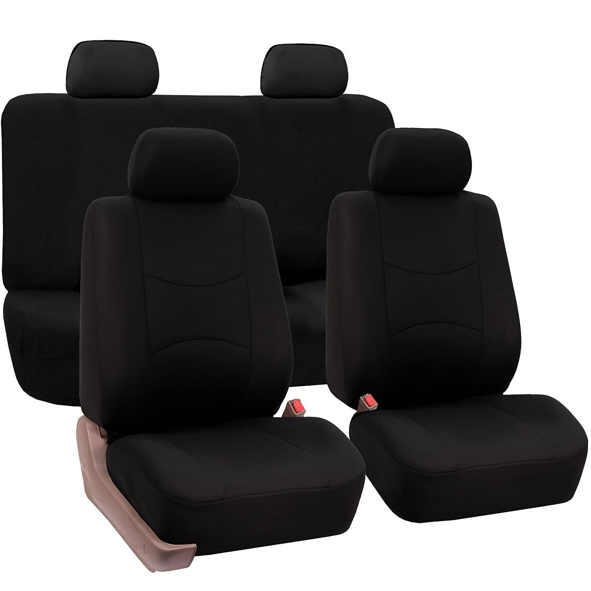 Funda de asiento de coche para 5 asientos Fundas de asiento de ajuste universal para SUV Accesorios interiores Protector de asiento de coche para automóviles Camiones y SUV