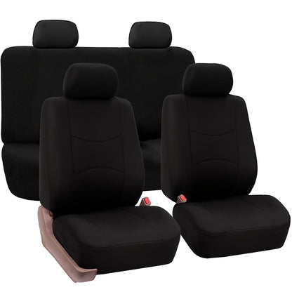 Funda de asiento de coche para 5 asientos, fundas de asiento de ajuste Universal para SUV, accesorios interiores, Protector de asiento de coche para coches, camiones y SUV