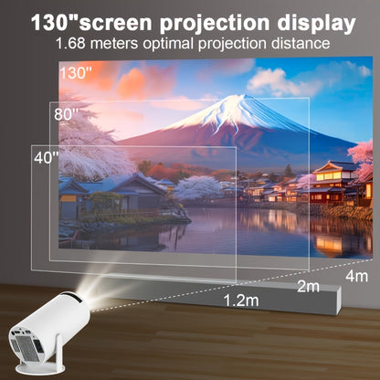 Soporte Magcubic Proyector 4K Wifi dual Misma pantalla HY300 Enchufe estadounidense Hi-chip A3100 200ANSI 1280 * 720P Wifi dual Cine en casa Portátil al aire libre