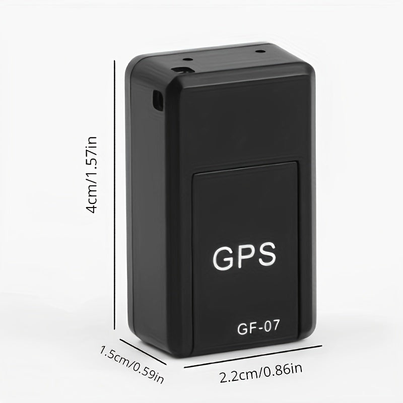 Localizador GPS GF07 Mini localizador de seguimiento Seguimiento en tiempo real Posicionamiento remoto de vehículos Grabación de teléfono móvil Instrumento de prevención de pérdida auditiva Modo de espera prolongado