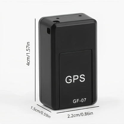 Localizador GPS GF07 Mini localizador de seguimiento Seguimiento en tiempo real Posicionamiento remoto de vehículos Grabación de teléfonos móviles Instrumento de prevención de pérdida auditiva Larga espera