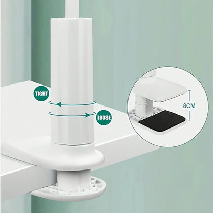 Soporte giratorio para tableta y teléfono, Base en espiral, soporte para teléfono móvil, mesita de noche, cama, soporte giratorio de 360 °