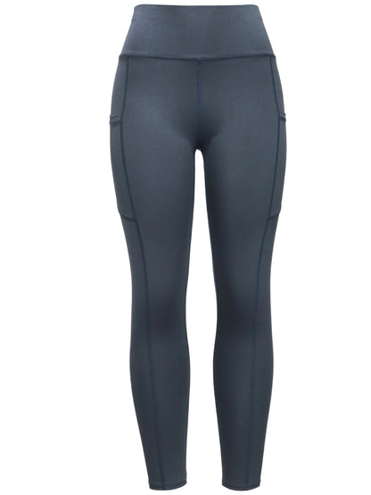 Leggings de yoga de cintura alta con bolsillo, 4 piezas, sin costuras, que realzan los glúteos y son elásticos, ropa deportiva para mujer, para otoño e invierno, cintura ancha