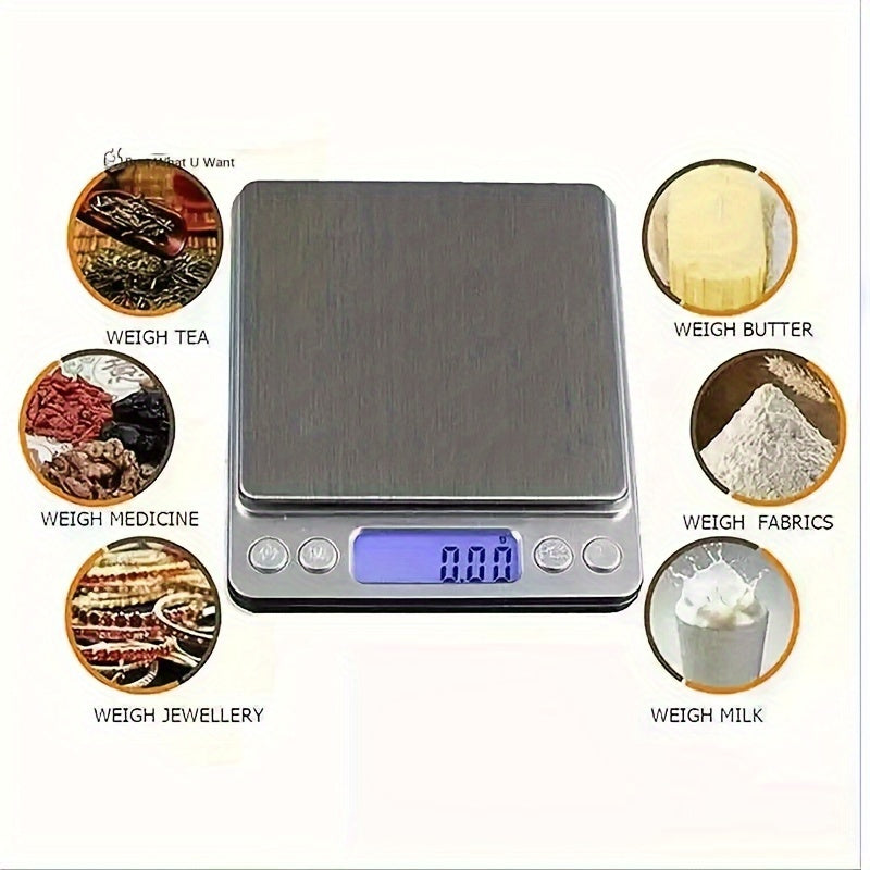 Báscula de peso digital Joyería de cocina Alimentos de grano dorado MiniTamaño Gramo 2000 g X 0,1 g EE. UU. UU.