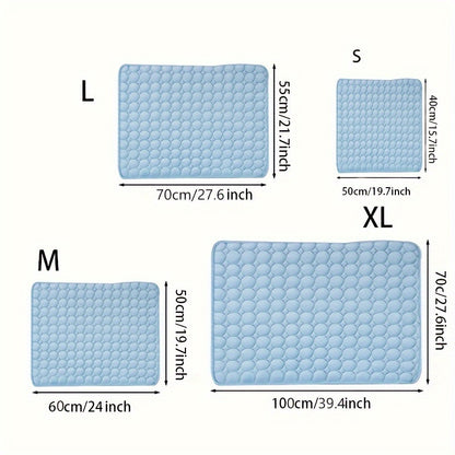 Almohadilla de Enfriamiento para Mascotas, Cama Autorrefrigerante para Perros, Cojín de Enfriamiento para Aliviar el Calor en Verano, Manta para Dormir para Perros