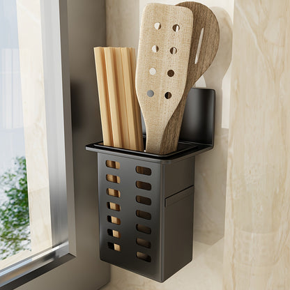 Soporte para utensilios de cocina, jaula de almacenamiento multifuncional organizadora de cubiertos montada en la pared o de pie, accesorios de cocina