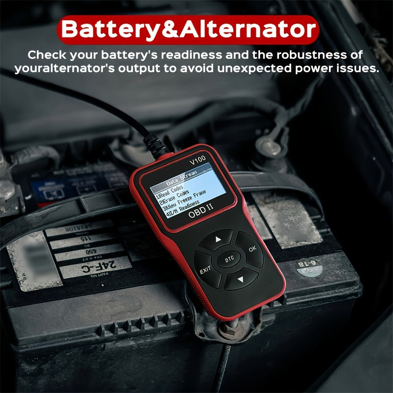 Lector de códigos de diagnóstico OBD2 para automóviles, lector de códigos de fallas del motor, escáner que puede diagnosticar la herramienta de escaneo para todos los automóviles con protocolo OBD II desde 1996