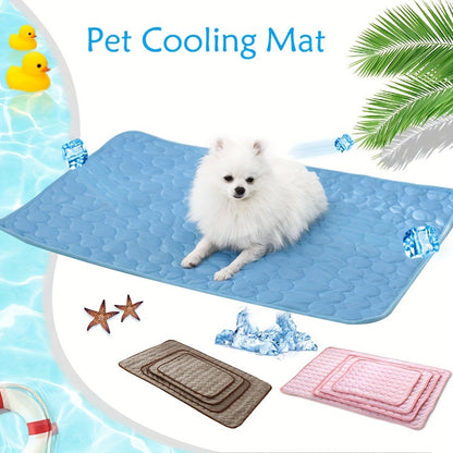 Almohadilla de Enfriamiento para Mascotas, Cama Autorrefrigerante para Perros, Cojín de Enfriamiento para Aliviar el Calor en Verano, Manta para Dormir para Perros