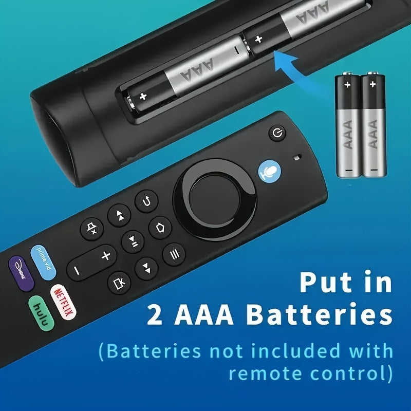 Control remoto por voz compatible con dispositivos multimedia de transmisión Fire TV, actualice su Fire TV Stick Cube con este control remoto por voz Alexa de reemplazo de tercera generación L5B83G