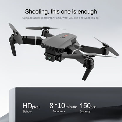 Drone con cámara dual, 2024 Drone plegable más nuevo con control de aplicación, FPV Live Video RC Quadcopter con cámara 4K para adultos principiantes niños +2 baterías