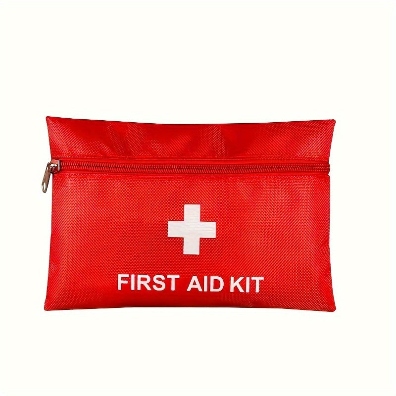 Kit de primeros auxilios multiusos para el hogar, campamentos y caminatas: preparación para emergencias con suministros esenciales, vendas, tijeras, pinzas; paquete portátil y duradero de dos tamaños, incluye toallitas limpiadoras