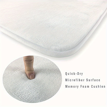 1 alfombra con patrón de texto en blanco y negro, suave y cómoda, impermeable, antideslizante, para cocina, sala de estar, dormitorio, absorbente, lavable a máquina, para cocina, pasillo, baño, lavandería