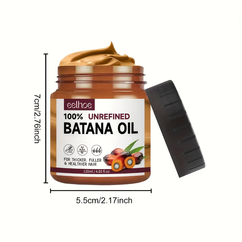 Acondicionador de aceite de Batana de 4.06 oz para el cuidado del cabello, aceite de Batana puro crudo, mascarilla para el cuidado del cabello para todo tipo de cabello